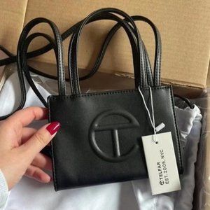 Telfar Small Black Shopping Bag